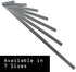 Ludwig Precision Aluminum Straight Edge Ruler, 12-Inch, Silver