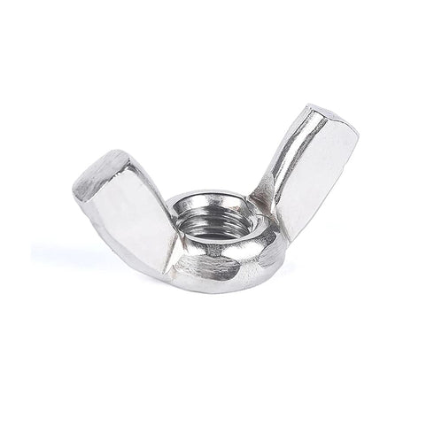Hooshing 20PCS M6 Wing Nuts 304 Stainless Steel Fasteners Parts Screws Hand Twist