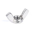 Hooshing 20PCS M6 Wing Nuts 304 Stainless Steel Fasteners Parts Screws Hand Twist