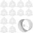 CREATCABIN 20 Pcs E27 to 11MM(3/7") Lamp Shade Adapter Ring Plastic Lampshade