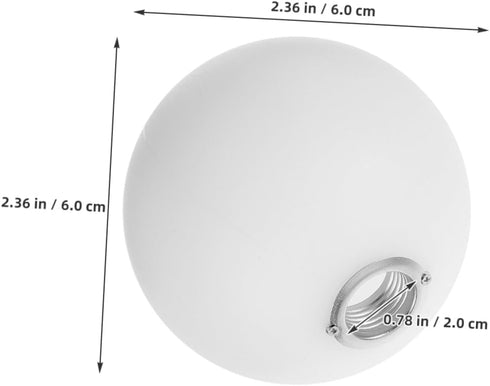 LIFKOME G9 Effortless Install Socket Round Lampshade Wall Sconce Lampshade for Chandeliers Shatterproof Plastic