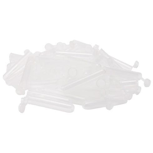 200pcs 10ml Plastic Vial Tube, EP Lab Centrifuge Test Tube Sample Storage Container with Snap Cap
