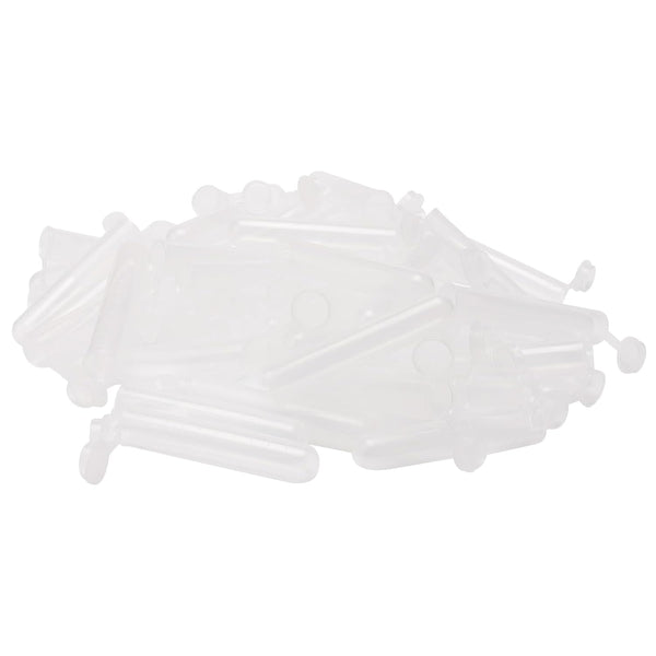 200pcs 10ml Plastic Vial Tube, EP Lab Centrifuge Test Tube Sample Storage Container with Snap Cap
