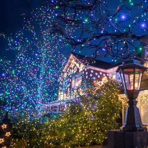 Dazzle Bright Fairy Lights, 20 FT 60 LED Silver Wire Waterproof Battery Operated String Lights for Indoor Outdoor Decor