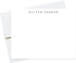 Jojostudios Simple Modern Personalized Stationery Note Cards, Stationary Flat Cards with Envelopes, Personalized