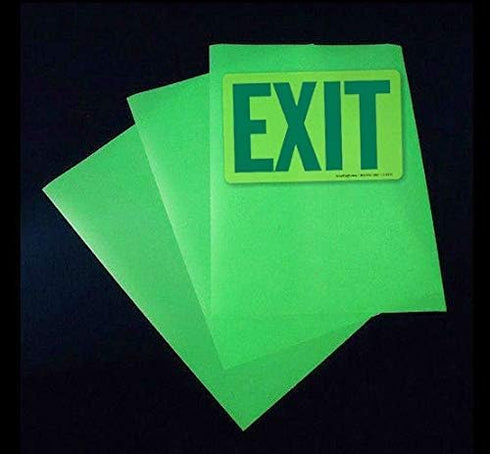CISinks 5 Sheets A4 Glow In The Dark Photo Printing Paper, 10-12 Hour Rechargeable Luminous Film, 170 Micron