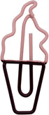 Gullor 20 Cute Paper Clips, Vegetable Shape Paperclips, Memo Clips, Shaped Bookmarks, Pieces, Ice Cream