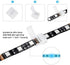 10Packs 4-Pin 10mm WENHSIN RGB LED Light Strip Connectors Unwired Gapless Solderless Adapter Terminal Extension