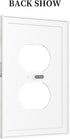 Funny Cow Rustic Farmhouse Animal Cattle Light Switch Cover, Decorative Duplex Outlet Covers for Kitchen Bathroom Home