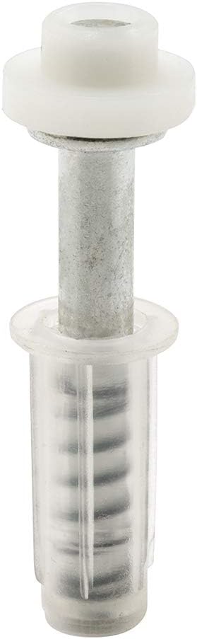 Prime-Line N 7302 Cap, 3/8 in. Base (2-Pack) Bi-Fold Top Mount Pivot and Guide, 5/8 in, Mill