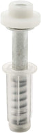 Prime-Line N 7302 Cap, 3/8 in. Base (2-Pack) Bi-Fold Top Mount Pivot and Guide, 5/8 in, Mill