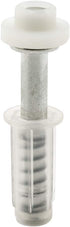 Prime-Line N 7302 Cap, 3/8 in. Base (2-Pack) Bi-Fold Top Mount Pivot and Guide, 5/8 in, Mill