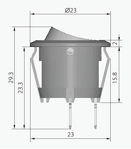 HQRP On Off Power Switch Compatible with Hoover Windtunnel UH70815 UH70819 UH70821 UH70829 UH70832 UH70839 UH71250 UH71230 UH70817 Wind-Tunnel-2 Upright Vacuum Cleaner by HQRP