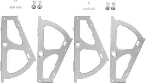 Cabilock Shoe Cabinet Flip Rack Hinges 2 Pairs Steel Bracket Replacement for