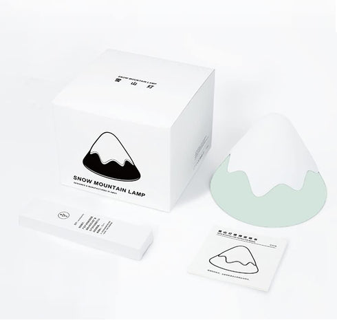 SCZWP8 Snow Mountain Lamp Night Light Seven-Color Study Room Modern Simple and Warm Creative Bedroom Table Lamp Led