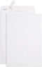 Blue Summit 50 White Catalog Envelopes - 28lb - 13 x 17.7 inch - Security Tinted, Strong Self Seal