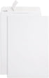 Blue Summit 50 White Catalog Envelopes - 28lb - 13 x 17.7 inch - Security Tinted, Strong Self Seal