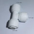 YZM 10 pcs 1/4" Quick Connect Push in to Connect Water Purifiers Tube Fittings for RO Water System