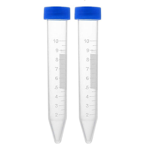 200 PCS 10mL Centrifuge Tubes, Sterile Conical Tubes with Leak-Proof Screw Caps, Plastic Container with Write Marks