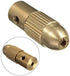 Mesee 3 Set 0.5-3mm Brass Drill Chuck Set - Mini Twist Drill Chucks Adapter for Rotary Tools