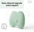 Summer Seat Cushion Ergonomic Memory Foam Office Chair & Car Pad, Breathable Design with Waist Support, Portable