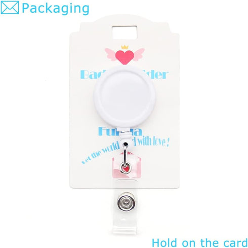 Black Nurse Power Badge Holder | Black Girl Magic Retractable Name Card Clip for Girl Power