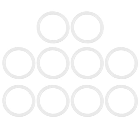 X AUTOHAUX Silicone O-Rings, 34mm OD, 27mm ID, 3.5mm Width VMQ Seal Gasket for Compressor Valves, Pack of 10