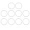 X AUTOHAUX Silicone O-Rings, 34mm OD, 27mm ID, 3.5mm Width VMQ Seal Gasket for Compressor Valves, Pack of 10