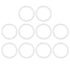 X AUTOHAUX Silicone O-Rings, 34mm OD, 27mm ID, 3.5mm Width VMQ Seal Gasket for Compressor Valves, Pack of 10