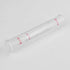 stonylab Glass Connecting Adapter, Borosilicate Glass 90mm for Two 24/40 Ground Outer Standard Taper Joints Lab Supply