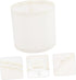 DOITOOL Removable Linen Fabric Light Shade for Table and Floor Lamps - Easy Installation in Gentle Light