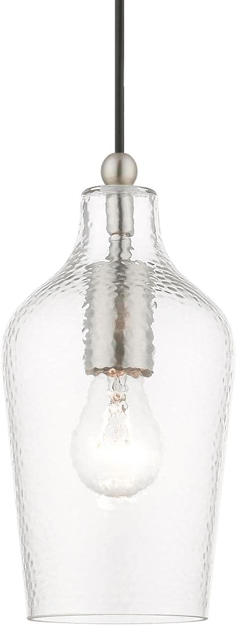 41240-91, Livex Lighting, Avery, Mini Pendant, Brushed Nickel