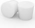 Silicone Rubber Stopper, Tapered White Silicone Stoppers (10-Pack, Size 6#) for Laboratory Sealing