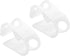 PATIKIL Plastic Tube Tubing Clamps, 2Pcs Adjustable Hose Clamp Clip for Laboratory Pinch Valve