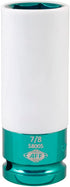 AFF Mag Wheel Power Sockets, 1/2" Drive, 7/8", Chrome Molybdenum Steel with Plastic Sleeve, 58005