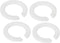 PATIKIL E27 to E14 Lamp Shade Reducing Ring, 4 Pack Lamp Holder