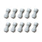 Malida 3/8" Tube OD Push Fit Straight Quick Connect, 10 Pack for RO Water System