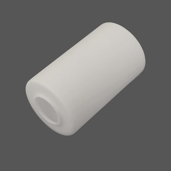 White Opal Cylinder Glass Lamp Shade Replacement, Light Fixture Replacement Glass Cover