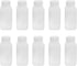Othmro 10pcs 100ml/3.38oz Plastic Lab Chemical Reagent Bottles, Square Wide Mouth Liquid/Solid Sample Storage Container