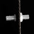 Feelers 1/4" Hose Barb Thru-Bulk Bulkhead Fitting - Plastic Adapter Union Mender Splicer with Gasket