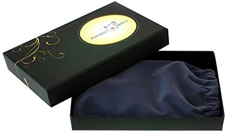 Mother of Pearl Design RFID Blocking Business Card Case, Engraved Slim Metal Holder with Flower Butterfly