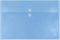 JAM PAPER Large Booklet Plastic Envelopes with Button & String Tie Closure - 12 x 18 - Blue - 12/Pack