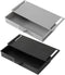 NUOBESTY 2Pcs Punch Storage Box, Hidden Desk Drawer Under Desk Storage Organizer, Adhesive Pencil Tray for Kitchen