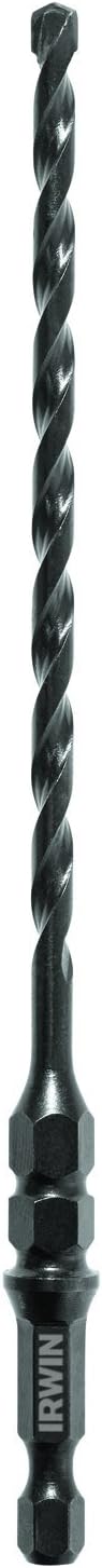 IRWIN Tools Impact Performance Series Concrete Screw Installation Drill Bit - 3/16-Inch x 6-Inch for 1/4-Inch Screws
