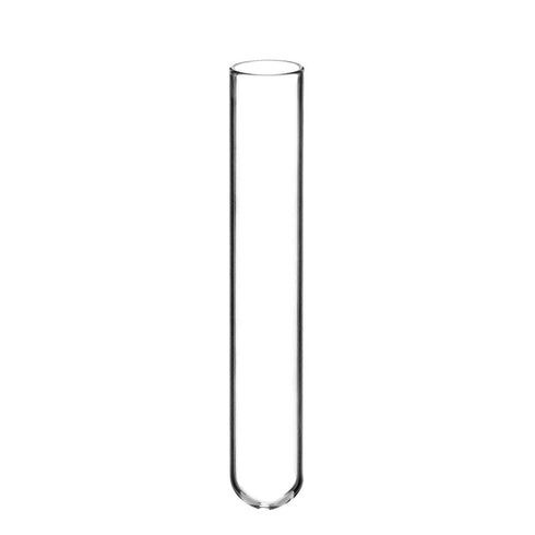 StonyLab 50 Pack Borosilicate Glass Round Bottom Test Tubes, 12mm OD X 75mm Length