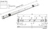 Aluminium Alloy 3/4" Miter Bar Clamping Tool Slider Table Saw Gauge Rod T-Slot Track Bar Rail for Router Tables and Woodworking,300mm-Silver