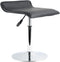 FURWOO Short Square PU Leather Office Chair Height Adjustable Mini Counter Stool for
