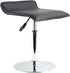 FURWOO Short Square PU Leather Office Chair Height Adjustable Mini Counter Stool for
