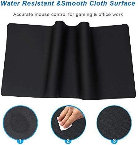 Extra Large Gaming Mouse Pad, Non-Slip Professional Precision Tracking Surface for PC Computer Laptop
