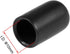uxcell 100pcs Rubber End Caps - 10mm ID Vinyl Round Tube Bolt Cap Cover Screw Thread Protectors in Black